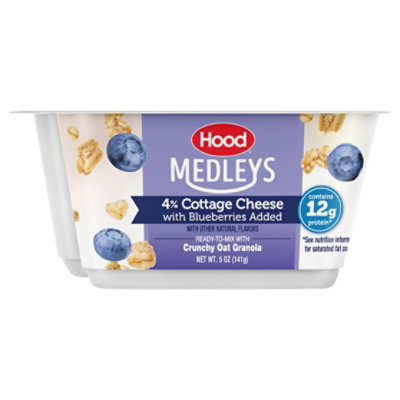 Hood Cottage Cheese Medleys Blueberry With Crunchy Oat Granola, 5 Oz - 5 OZ - Image 3