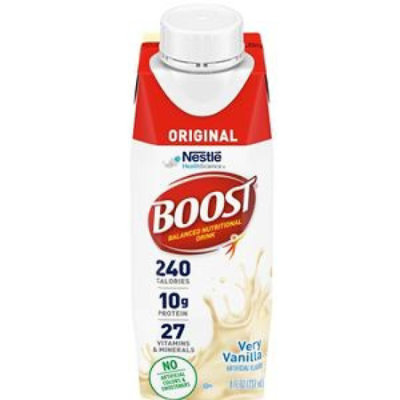 Boost Original Vanilla Oral Supplement, 8 oz. Carton - Image 1