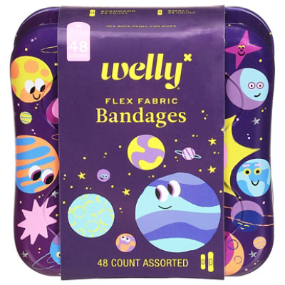 Welly Bravery Badges Space Designs 48 Bandages - 48 CT - Image 1