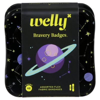 Welly Bravery Badges Space Designs 48 Bandages - 48 CT - Image 1