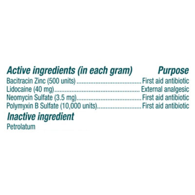 Neosporin Plus Lidocaine Pain Relieving Antibiotic Ointment 0.5 Oz - 0.5 OZ - Image 4