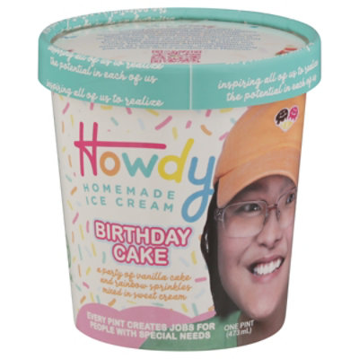 Howdy Wholesale Ice Cream Birthday Cake - 16 OZ - Image 3