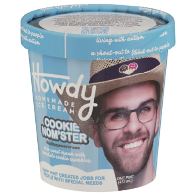 Howdy Wholesale Ice Cream Cookie Nomster - 16 OZ - Image 2