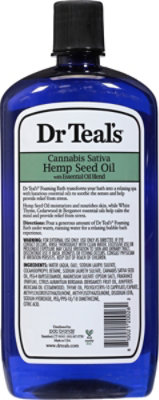 Dr Teal's Hemp Seed Oil Foaming Bath 34fo - 34 FZ - Image 5