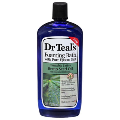 Dr Teal's Hemp Seed Oil Foaming Bath 34fo - 34 FZ - Image 2