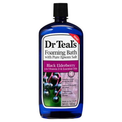 Dr Teal's Elderberry Foaming Bath 34fo - 34 FZ - Image 3