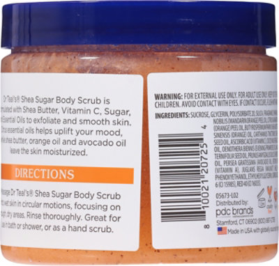 Dr Teals Citrus Shea Sugar Scrub 19oz - 19 OZ - Image 5