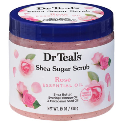 Dr Teals Rose Shea Sugar Scrub 19oz - 19 OZ - Image 3