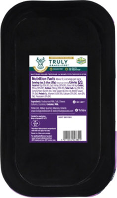 Truly Grass Fed Cheddar Sharp Slices Handcut - 7 OZ - Image 5