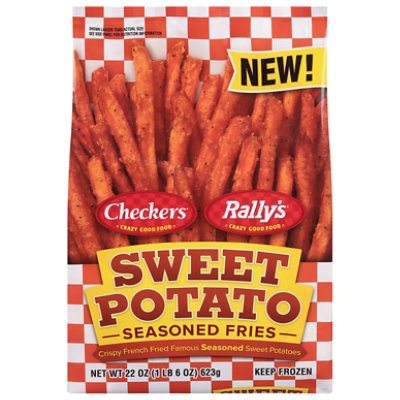 Checkers'/rally's Sweet Potato Seasoned Fries 22 Oz - 22 OZ - Image 3