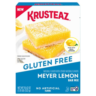 Krusteaz Gluten Free Meyer Lemon Bar Mix - 18.42 Oz - 18.42 OZ - Image 1