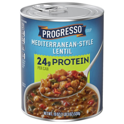 Progresso Protein Mediterranean Style Lentil Soup - 19 OZ - Image 1