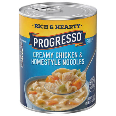 Progresso Rich & Hearty Creamy Chicken & Homestyle Noodles Soup - 18.5 OZ - Image 3