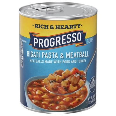 Progresso Rich & Hearty Rigati & Meatball Soup - 18.5 OZ - Image 3