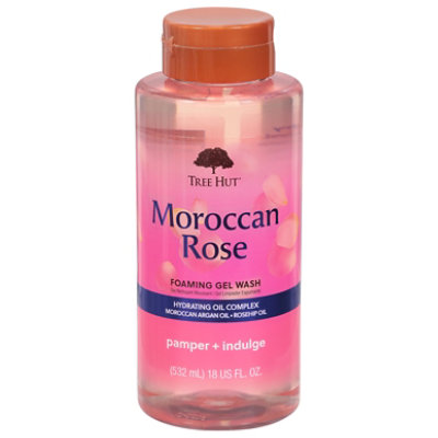 Tree Hut Moroccan Rose Foaming Gel Wash 18fo - 18 FZ - Image 3