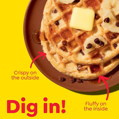 Kellogg's Eggo Waffles Chocolatey Chip Banana 12.3oz - 12.3 OZ - Image 4