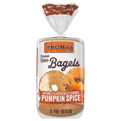 Thomas Limited Edition Pumpkin Spice Bagels - 15.8 OZ - Image 1