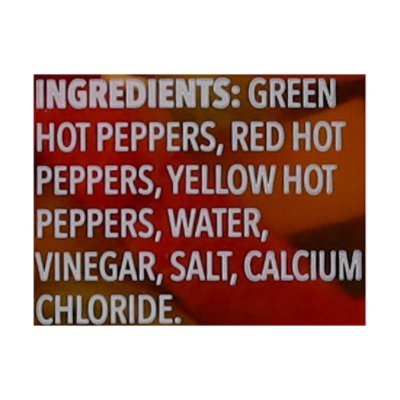 Delallo Hot Peppr Tricolor - 16 OZ - Image 4