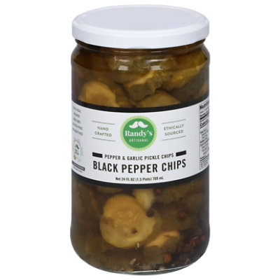 Randys Artisanal Black Pepper Pickle Chips - 24 Oz - Image 3