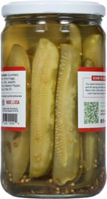 Randys Artisanal Mustache On Fire Pickle Spears - 24 Oz - Image 6