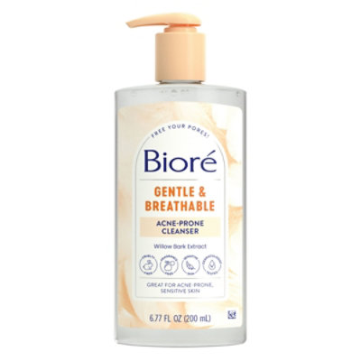 Biore Gentle Acne Cleanser 6.77fo - 6.77 FZ - Image 1