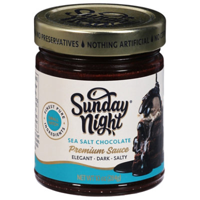 Sunday Night Sauce Chocolate Seasalt - 10 OZ - Image 1