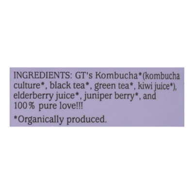 Gts Synergy Organic Elderberry Juniper Kombucha - 16 FZ - Image 5