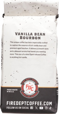 Fire Department Ground Coffee Vanilla Bean Bourbon - 12 OZ - Image 4