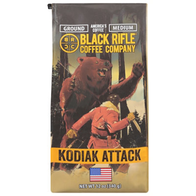 Black Rifle Ground Coffee Medium Kodiak Attack - 12 OZ
