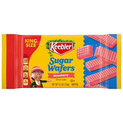 Keebler Strawberry Sugar Wafers King Size - 4.4 Oz - Image 1