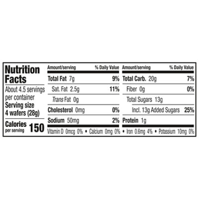 Keebler Vanilla Sugar Wafers King Size - 4.4 Oz - Image 2