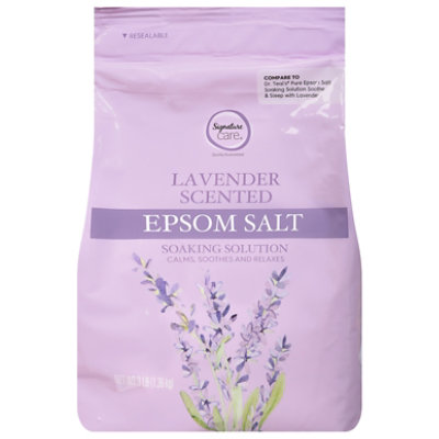 Signature Care Lavender Epsom Salt Box 3 Lb - 3 LB - Image 2