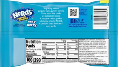 NERDS Gummy Clusters Very Berry Crunchy and Gummy - 3 Oz - Image 5