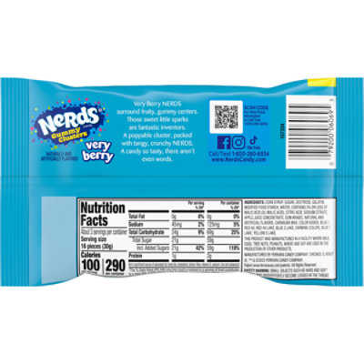 NERDS Gummy Clusters Very Berry Crunchy and Gummy - 3 Oz - Image 5