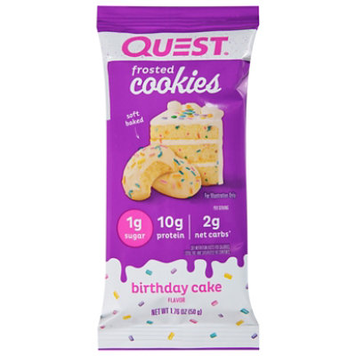 Quest Birthday Cake Cookie - 1.76 OZ - Image 1