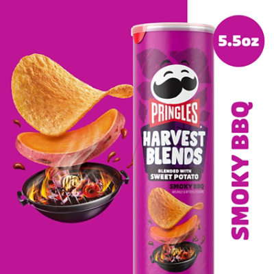 Pringles Harvest Blends Potato Crisps Chips Smoky BBQ - 5.5 Oz - Image 2