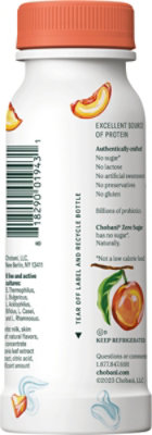 Chobani Zero Sugar Peaches & Cream Yogurt Cultured Dairy Drink - 7 Fl. Oz. - Image 6