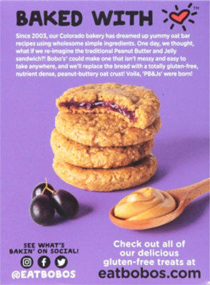 Bobos Oat Bars Breakfast Pbj Grape - 8.4 OZ - Image 6