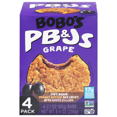 Bobos Oat Bars Breakfast Pbj Grape - 8.4 OZ - Image 1