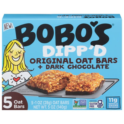 Bobos Oat Bars Dipped Original Dark Chocolate - 5 OZ - Image 3