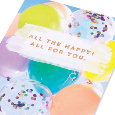 American Greetings Balloons Birthday Card - Each - Image 4