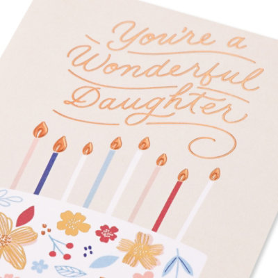 American Greetings Cake Birthday Card for Daughter - Each - Image 4