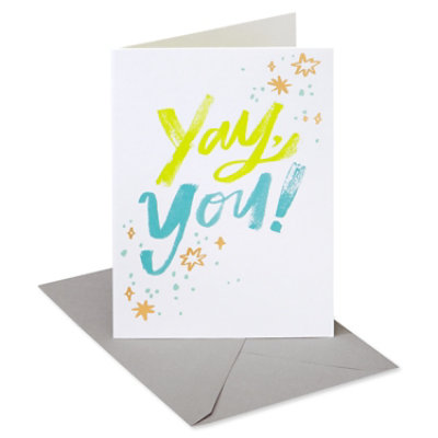 American Greetings Yay You Congratulations Card - Each - Image 1