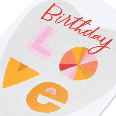 American Greetings Birthday Love Birthday Card - Each - Image 4