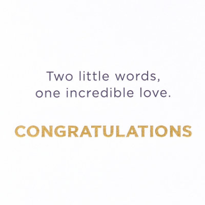 American Greetings I Do Wedding Card - Each - Image 2