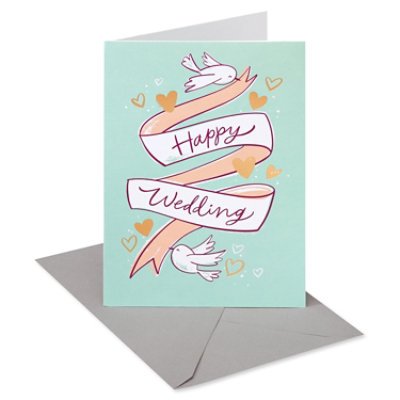 American Greetings Happy Wedding Wedding Card - Each - Image 1