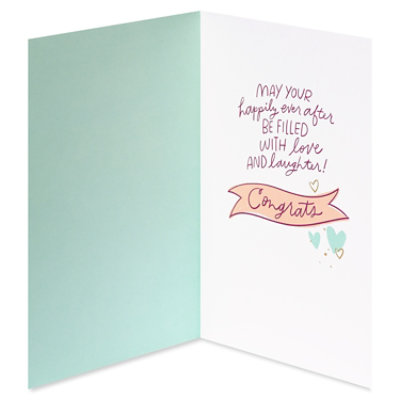 American Greetings Happy Wedding Wedding Card - Each - Image 3