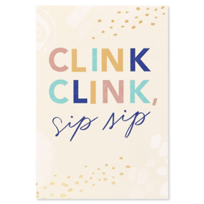 American Greetings Clink and Sip Birthday Card - Each - Image 5