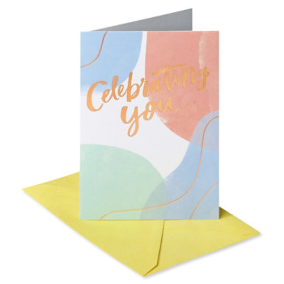 American Greetings Celebrate You Birthday Card - Each - Image 1