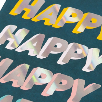 American Greetings Happy Happy Happy Birthday Card - Each - Image 4